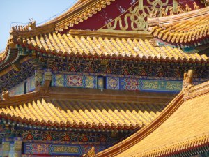 Forbidden City golden roofs